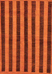 Abstract Orange Modern Rug, abs252org