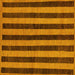 Square Abstract Yellow Modern Rug, abs252yw