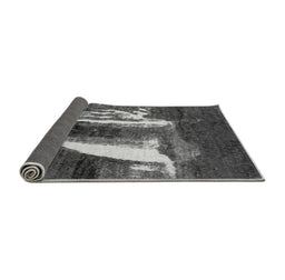 Sideview of Abstract Gray Modern Rug, abs2530gry