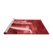 Modern Red Washable Rugs