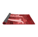 Abstract Red Modern Area Rugs