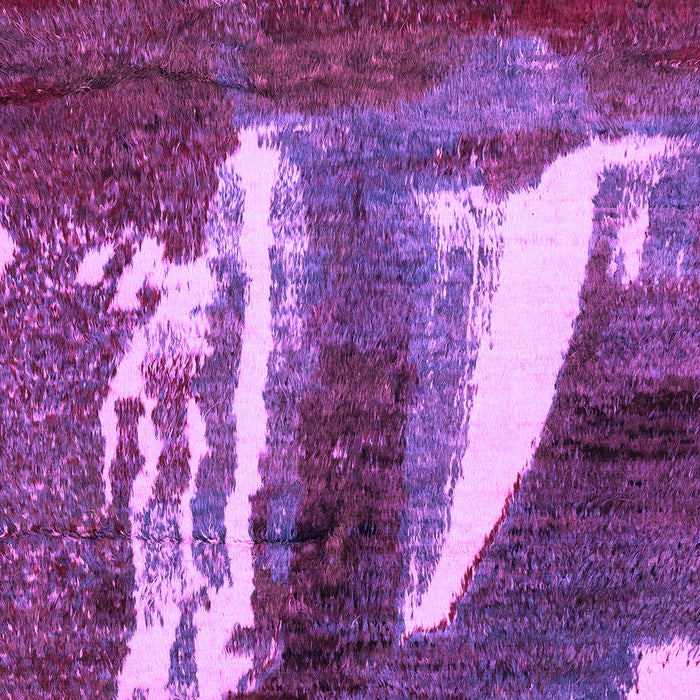 Machine Washable Abstract Purple Modern Area Rugs, wshabs2530pur