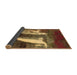 Sideview of Abstract Brown Modern Rug, abs2530brn