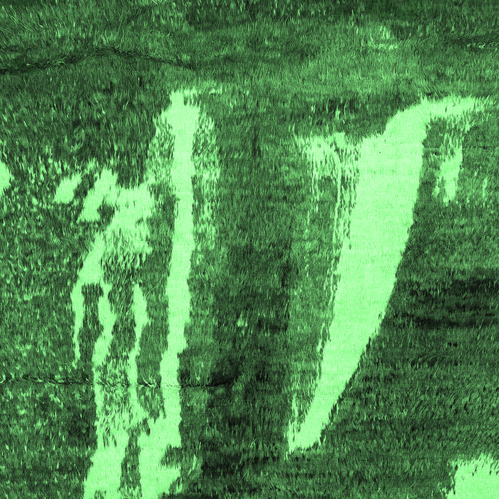 Abstract Emerald Green Modern Rug, abs2530emgrn