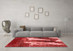 Modern Red Washable Rugs