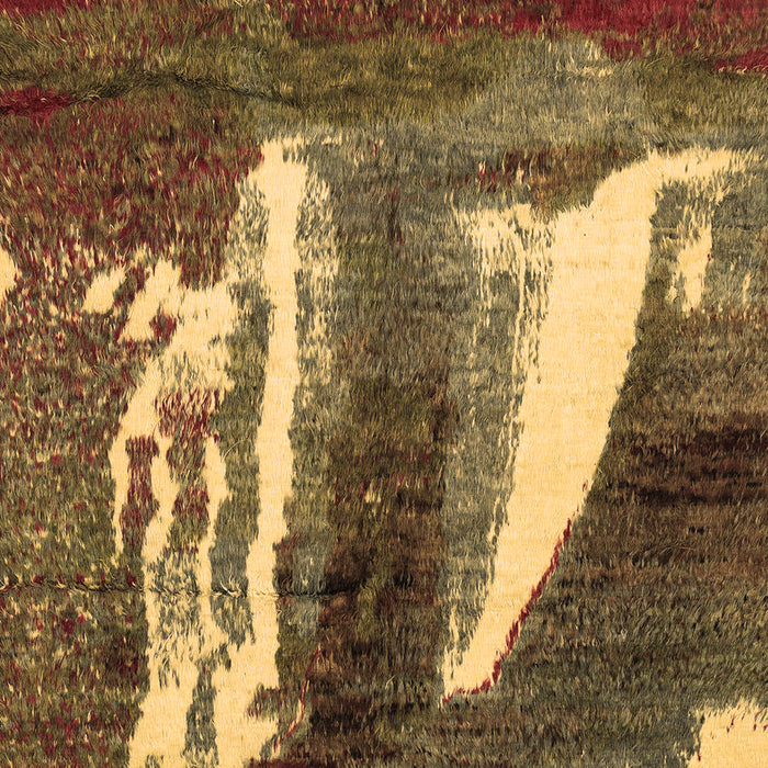 Machine Washable Abstract Brown Modern Rug, wshabs2530brn