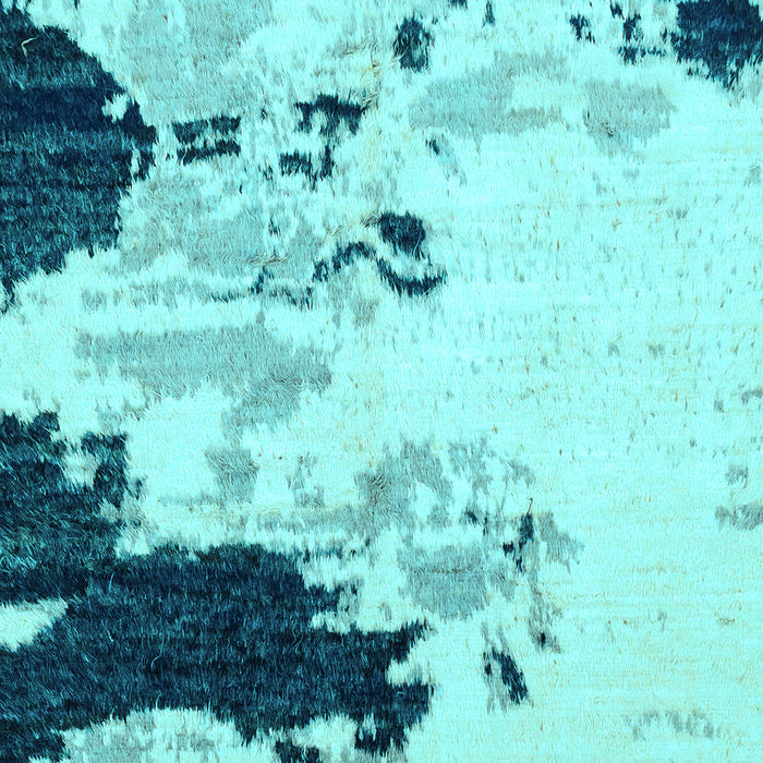 Abstract Light Blue Modern Rug, abs2531lblu