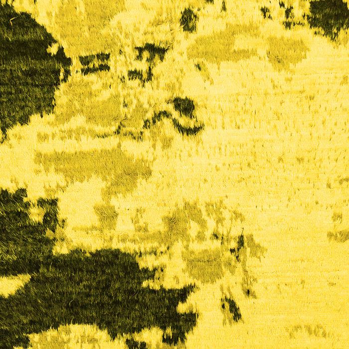Abstract Yellow Modern Rug, abs2531yw