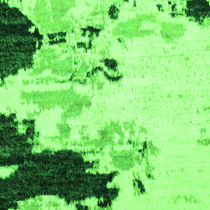 Abstract Green Modern Rug, abs2531grn