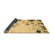 Sideview of Abstract Brown Modern Rug, abs2531brn