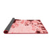 Abstract Red Modern Area Rugs