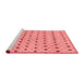 Modern Red Washable Rugs