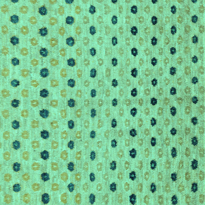 Square Machine Washable Abstract Turquoise Modern Area Rugs, wshabs2532turq