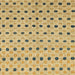 Square Abstract Cinnamon Brown Modern Rug, abs2532