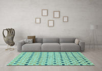 Machine Washable Abstract Light Blue Modern Rug, wshabs2532lblu