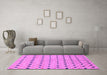 Machine Washable Abstract Purple Modern Area Rugs in a Living Room, wshabs2532pur