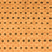 Square Abstract Orange Modern Rug, abs2532org