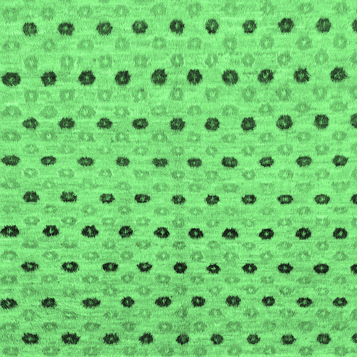 Square Abstract Emerald Green Modern Rug, abs2532emgrn