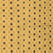 Square Abstract Brown Modern Rug, abs2532brn