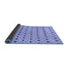 Sideview of Abstract Blue Modern Rug, abs2532blu