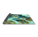 Sideview of Abstract Light Blue Modern Rug, abs2533lblu