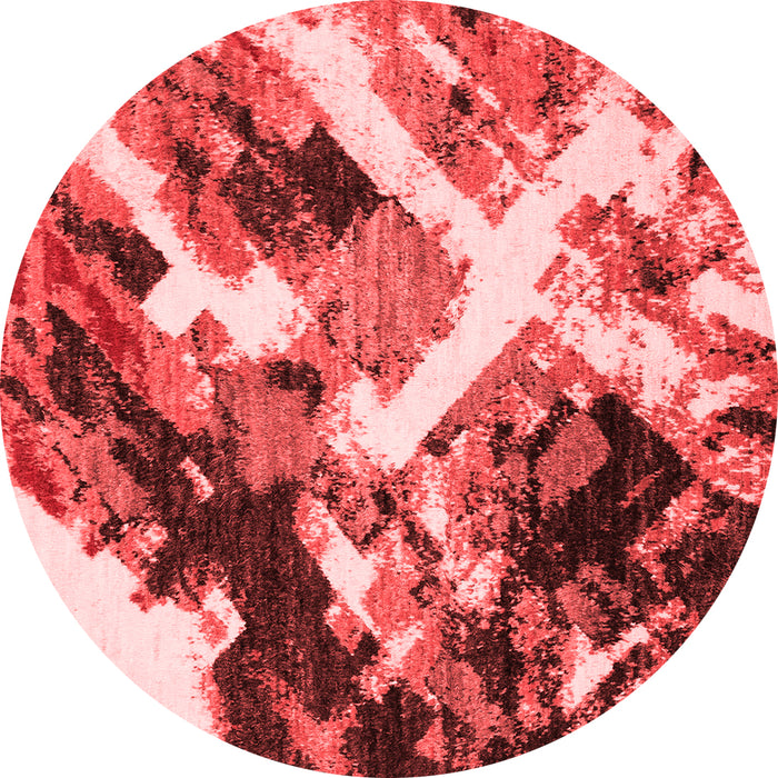 Abstract Red Modern Rug, abs2533red