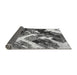 Sideview of Abstract Gray Modern Rug, abs2533gry