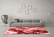 Modern Red Washable Rugs