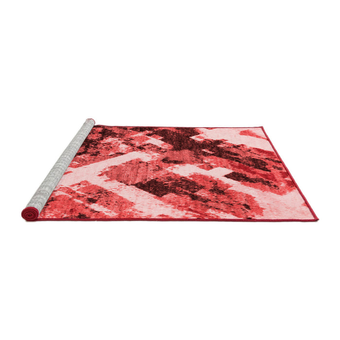 Modern Red Washable Rugs