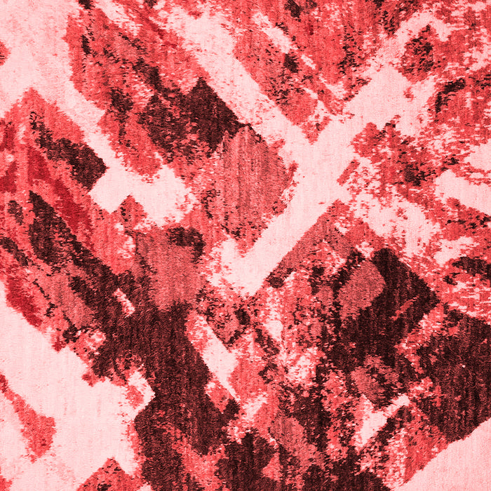 Machine Washable Abstract Red Modern Rug, wshabs2533red