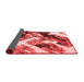 Abstract Red Modern Area Rugs