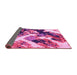 Sideview of Abstract Pink Modern Rug, abs2533pnk