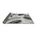 Sideview of Abstract Gray Modern Rug, abs2534gry