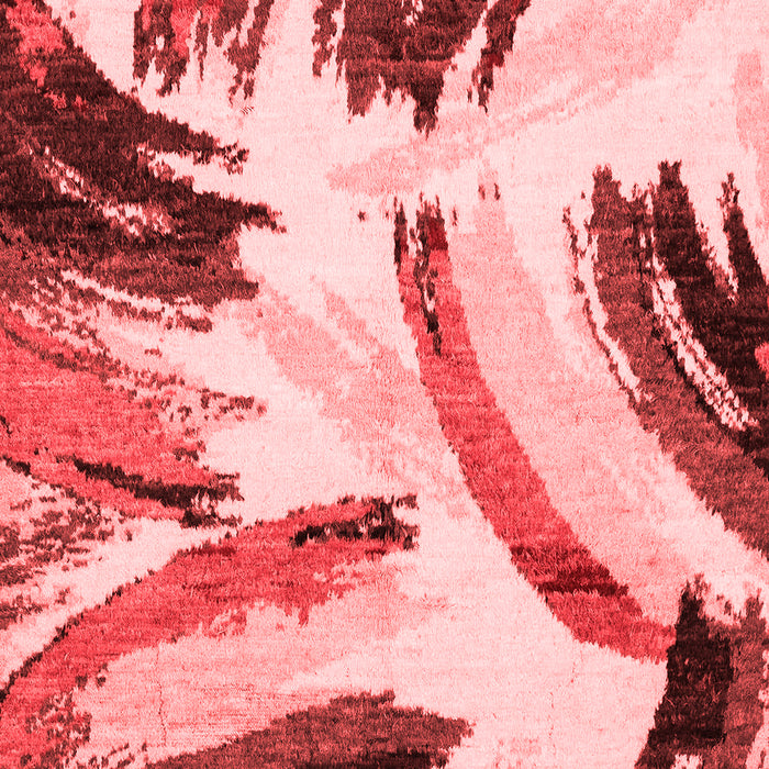 Abstract Red Modern Area Rugs