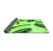 Sideview of Abstract Green Modern Rug, abs2534grn