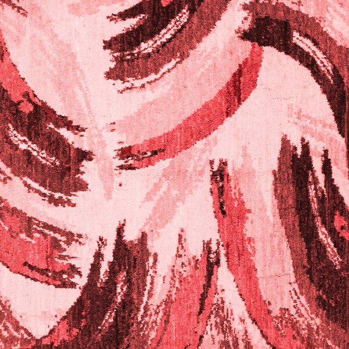 Abstract Red Modern Rug, abs2534red