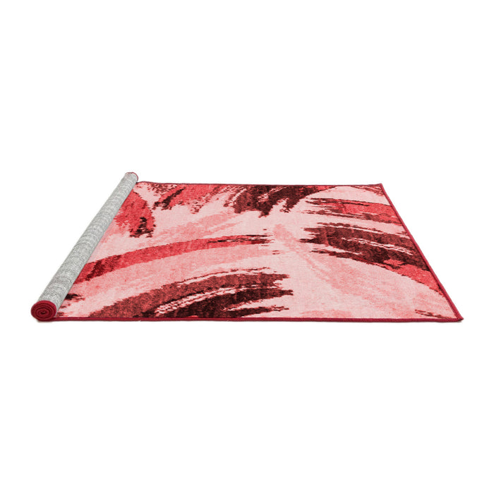 Modern Red Washable Rugs