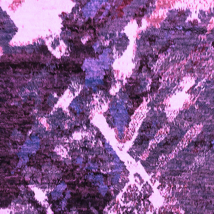 Machine Washable Abstract Purple Modern Area Rugs, wshabs2535pur