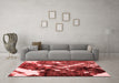 Modern Red Washable Rugs