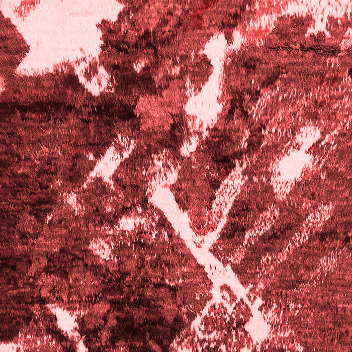 Abstract Red Modern Area Rugs