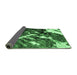 Sideview of Abstract Emerald Green Modern Rug, abs2535emgrn