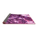 Sideview of Abstract Pink Modern Rug, abs2535pnk