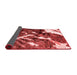 Abstract Red Modern Area Rugs