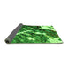 Sideview of Abstract Green Modern Rug, abs2535grn