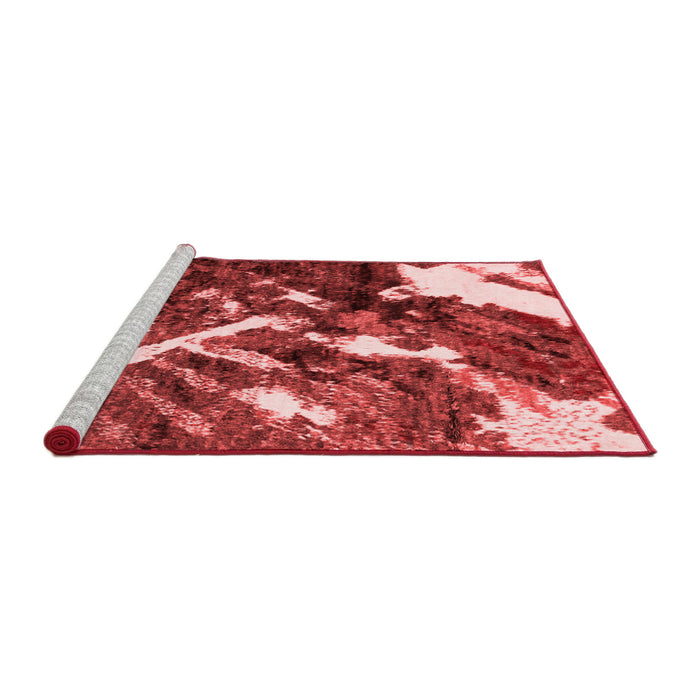 Modern Red Washable Rugs