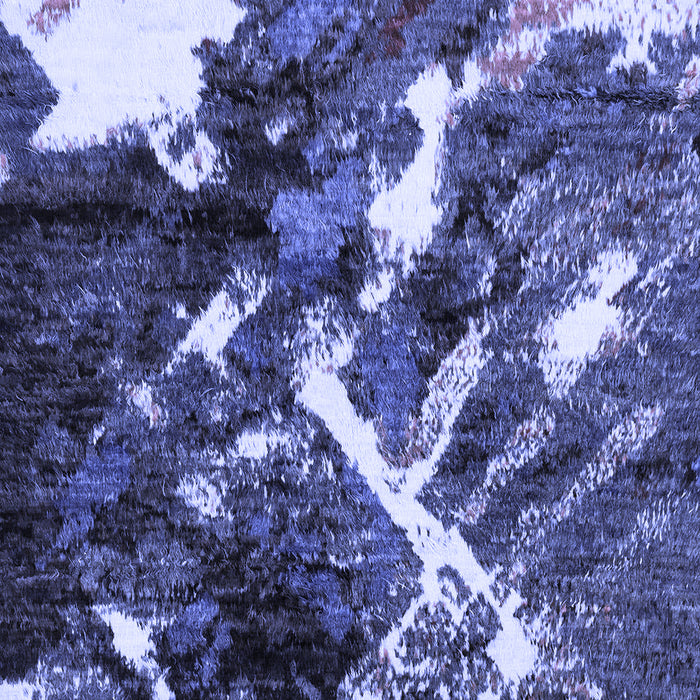 Machine Washable Abstract Blue Modern Rug, wshabs2535blu