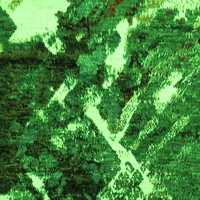 Abstract Green Modern Rug, abs2535grn