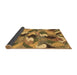 Sideview of Abstract Brown Modern Rug, abs2536brn