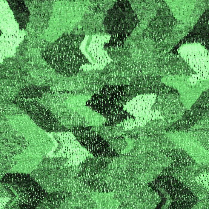 Machine Washable Abstract Emerald Green Modern Area Rugs, wshabs2536emgrn
