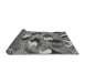 Sideview of Abstract Gray Modern Rug, abs2536gry